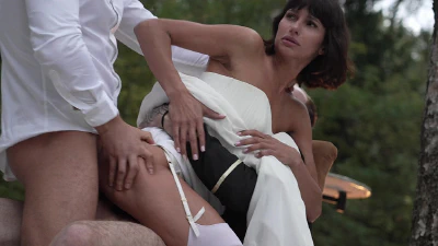Cover for 'Slut Bride Fucked At The Wedding And Got Two Dicks In Her Pussy At Once'